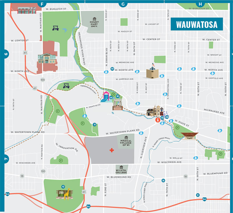 Bublr tosa map