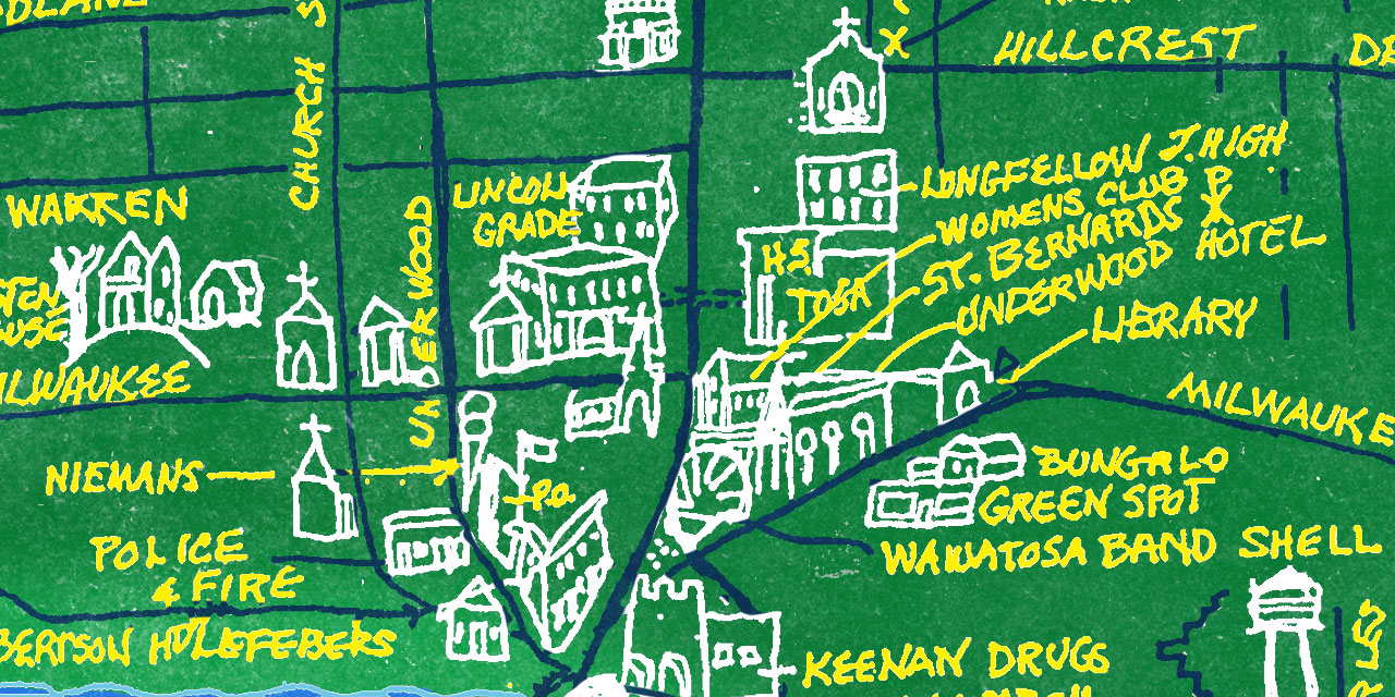Looking back at  Wauwatosa