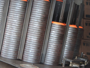 clay pigeons loaded for range