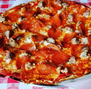Milwaukee style pizza